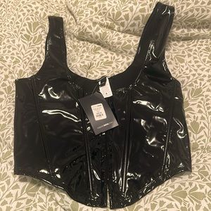 Latex Corset Top